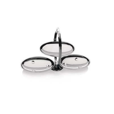 anna gong folding cake stand in 18/10 stainless steel